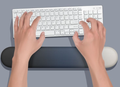 Wrist support mouse pad ergonomic